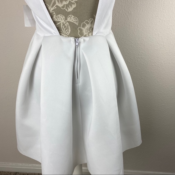 NWT Charlotte Russe  White Slip Dress Medium - Picture 7 of 12